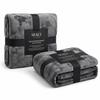 Premium Blanket 200x220 Soft Plush For Bed And Sofa Gray Silkce