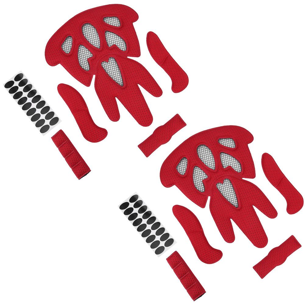 2 Set Căptușeală Universală Cască Kit de Umplere Căptușeală Cască de Siguranță cu Plasă Anti-Insecte pentru Bicicletă