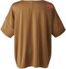 Dunlop Oversized Tennis and Badminton UV Size L Women's T-Shirt, Moisture-Wicking, Quick-Drying, Protection, Brown, (DAL8461W, 2024FW)
