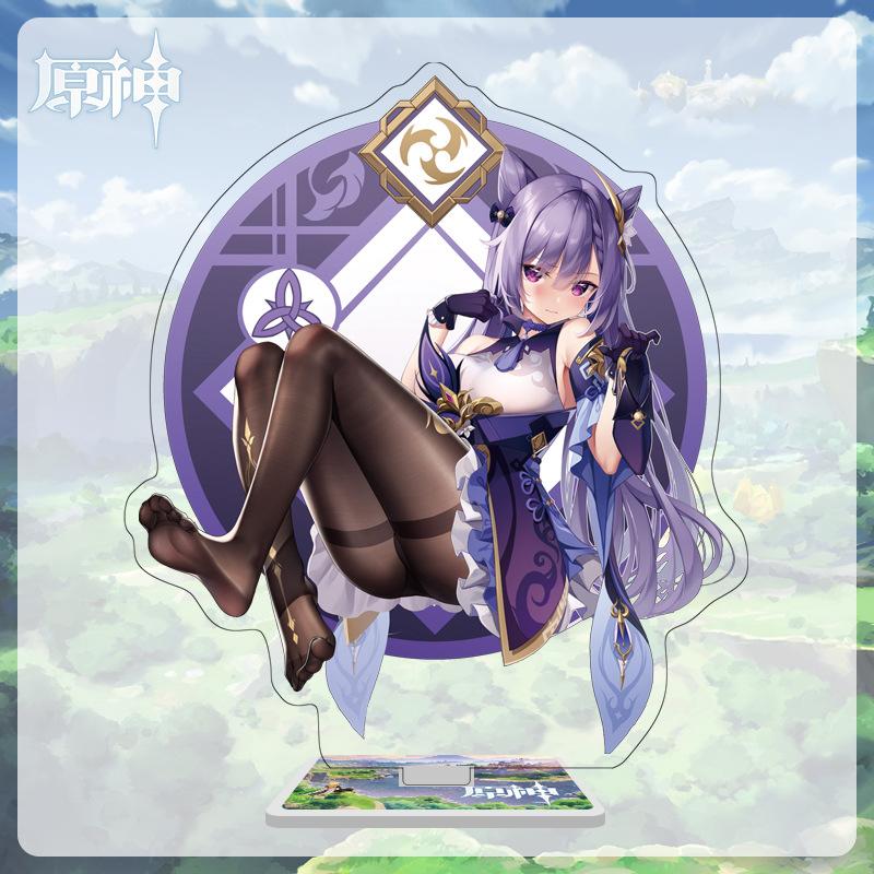 16cm Height Acrylic Large Stand-up Display Featuring Characters From Mondstadt and Liyue In Genshin