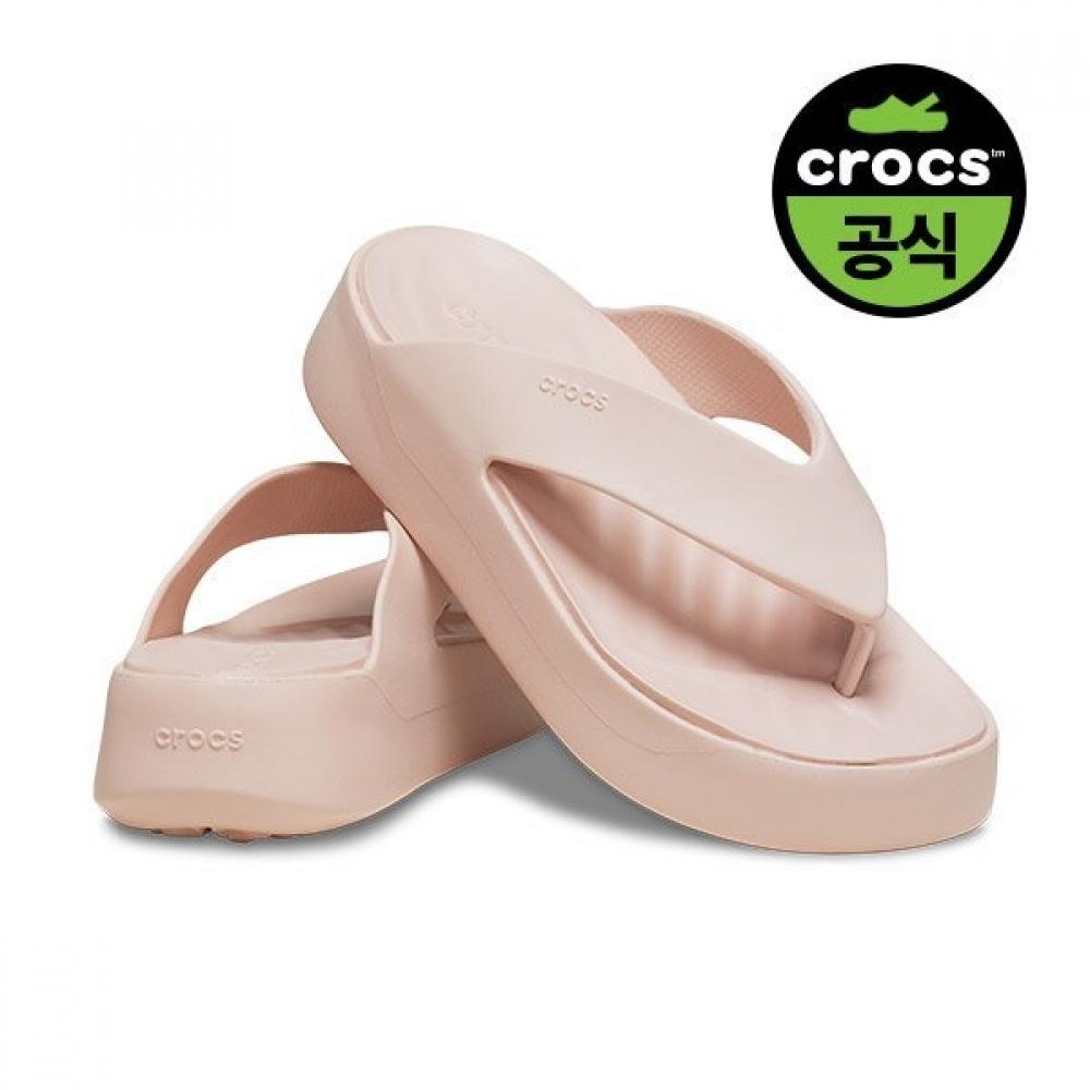 

Crocs Официальная женская платформа S Getaway Flip Qua QUARTZ(Z6UR)/W8(250)