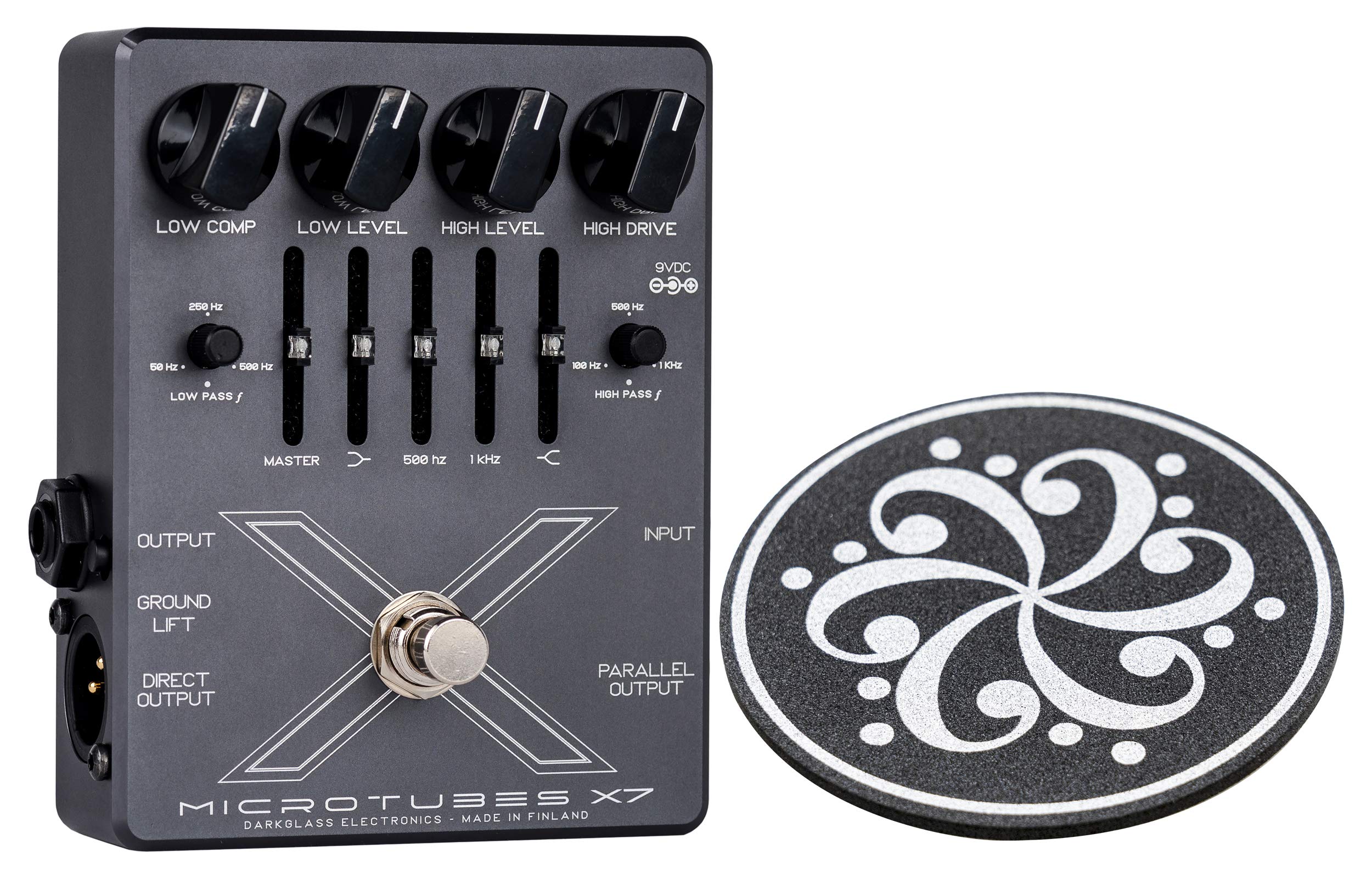 

Darkglass Electronics Microtubes X7 Bass Effects Pedal, Preamp/Distortion, with Coaster [Official Japanese Product]