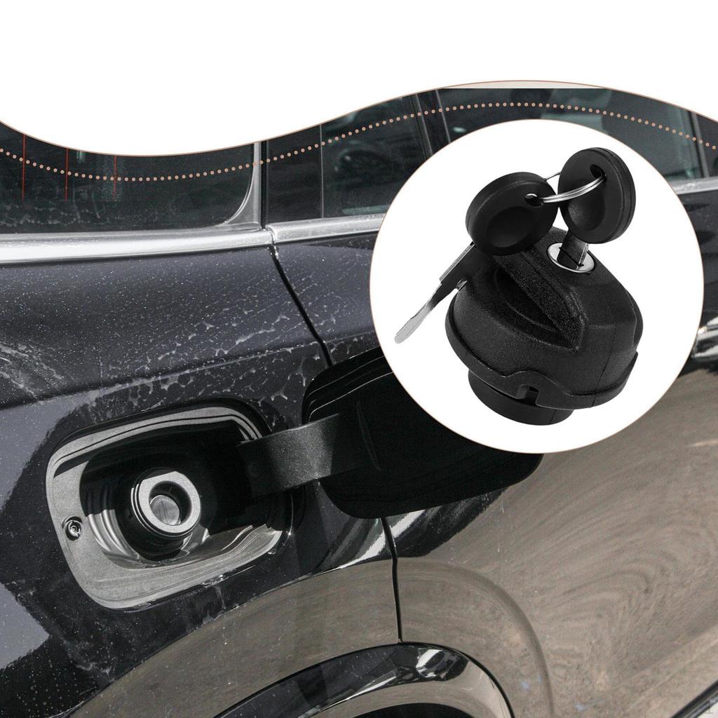 Tappo Serbatoio Carburante Compatibile 9142606 con Chiavi Accessori Nero per S80 850 760 XC90 S70