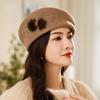 Top Grade 100% Australia Wool Irregular Beret Mother Gift Lady Party Formal Fedora Chic Felt Cloche Hat Woman Top Cap