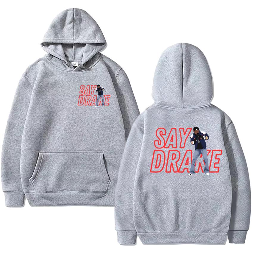 Rapper Kendrick Lamar Tour 2025 Double Sided print Hoodie Men women vintage hip hop streetwear pullover Unisex Fleece Sweatshirt