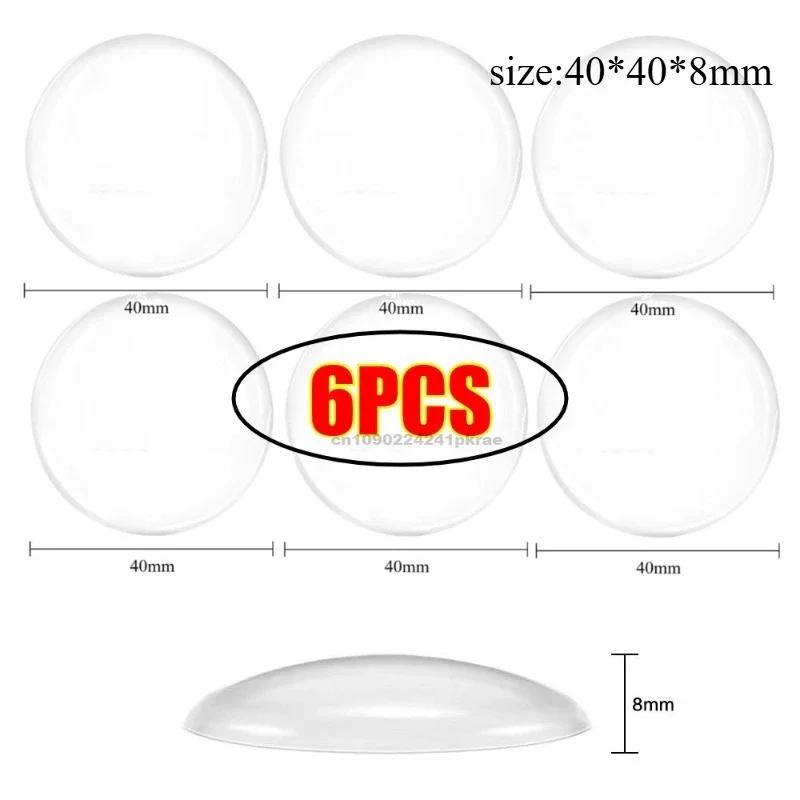 Self-Adhesive Door Stopper Handle Bumpers Silicone Mute Anti-Shock Protection Porte Pad Home Decoration Wall Protection