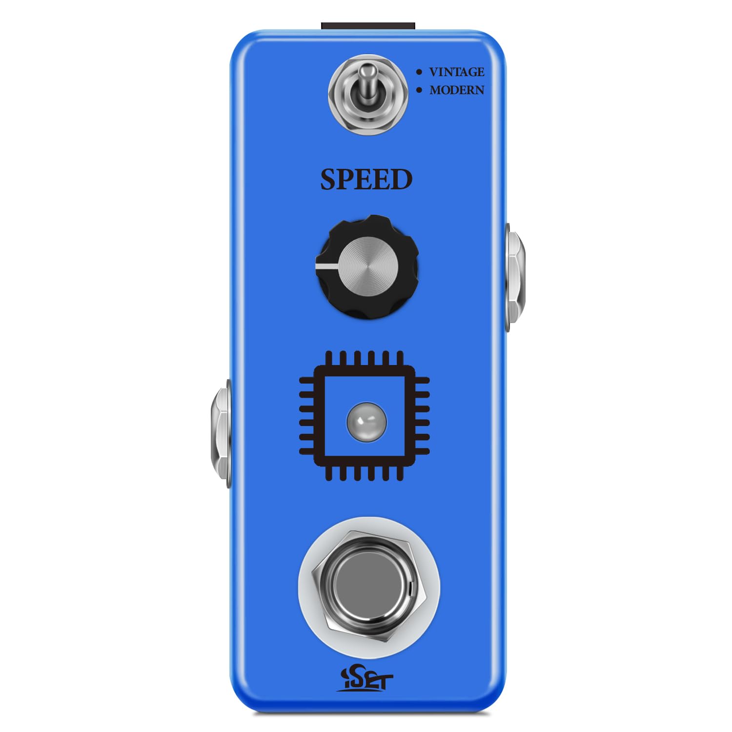 

ISET Phaser Guitar Pedal Analog Quanta Phase Effect for Electric Guitar and Bass with Thule Bypass (Phase)