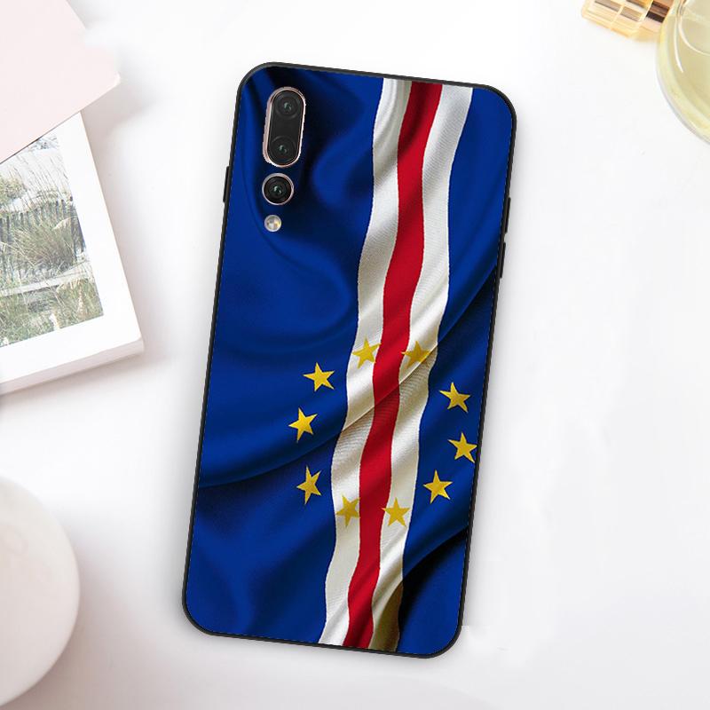 Cape Verde Flag For Huawei Nova 11 10 9 SE Y70 Y60 Y90 Y61 Y91 Y73 Y72 12i 11i 8i P30 P40 Lite P60 Pro Case