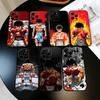 Coque de téléphone B-boxing H-H-Hajime no I-Ippos Pour iPhone 17, 16,15,14,13,12,11 Plus,Pro Max, Autres Housse Souple Noire