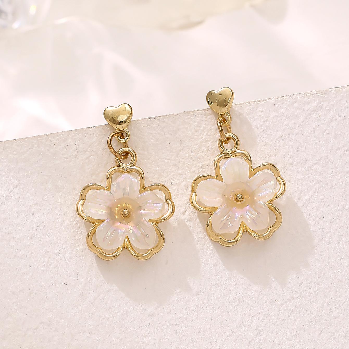 Hot-selling simple floral style earrings style earrings