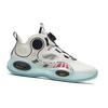 Anta Kids Asymmetric 3 Wear-Resistant Breathable Basketball Shoes Kids Basketball Shoes White Black 312331102-1