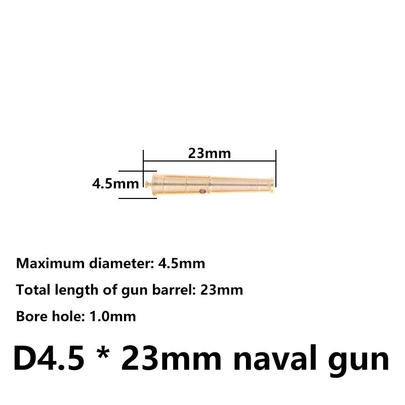 Ancient Ship Model Accessories High Quality Cnc Brass Cannons Sailboat Guns Fittings 4 Sizes Ship Model Ship Guns