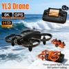 2026 YL3 Drone GPS 8K Profissional HD Ângulo Amplo 360° Câmera Dupla WIFI 5G Motor sem Escovas Drone com Detecção Inteligente de Obstáculos