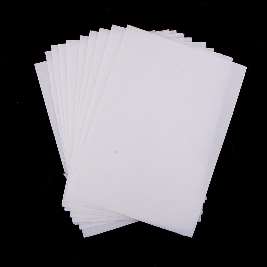 10 Sheets Ceramic Fiber Insulation Paper Square Microwave Kiln Papers Fusing