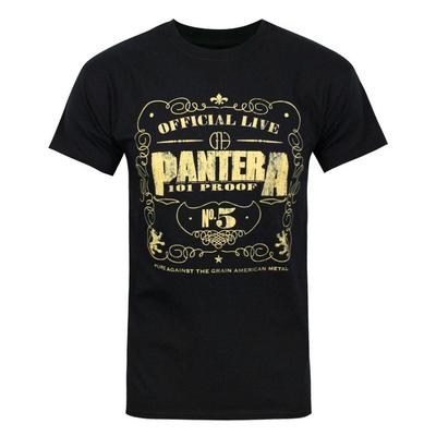 Koszulka Pantera 101 Proof Zespół Rockowy Oficjalna Czarna Nowa Unisex Koszulka