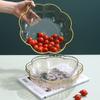 Fruit Plate Household Living Room Coffee Table Fruit Plate High-End Fruit Basin Plate Snack Plate Fruit Basket Fruit Basin