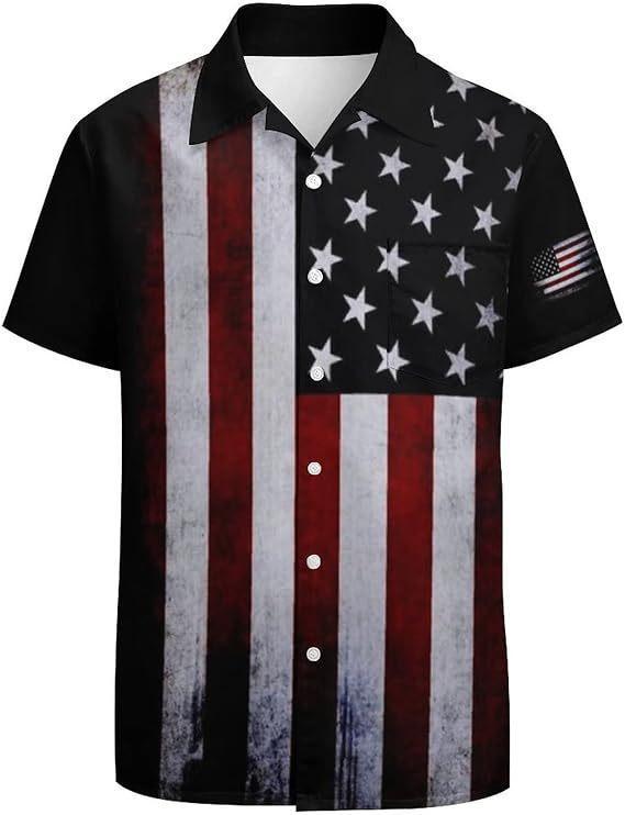 Summer new Hawaiian shirt men's fashion digital printing short sleeve source factory one piece hair