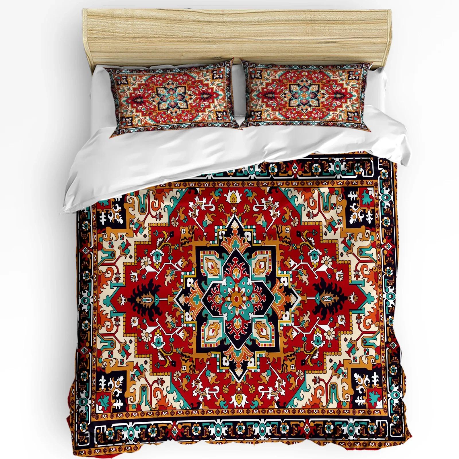 

Пододеяльник с наволочкой в египетском стиле фараонов, индивидуальный комплект постельного белья из 3 предметов, пододеяльник, двуспальная кровать, домашний текстиль EU single(135x200cm)