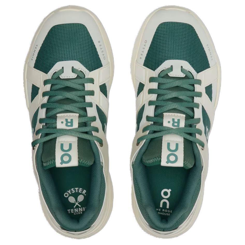 ON  The Roger Clubhouse Pro Ivory Evergreen Women Sneakers 3WE30622491