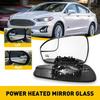 HEATED MIRROR GLASS POWER TURN SIGNAL DRIVER SIDE FOR Ford Fusion 2013- EOA