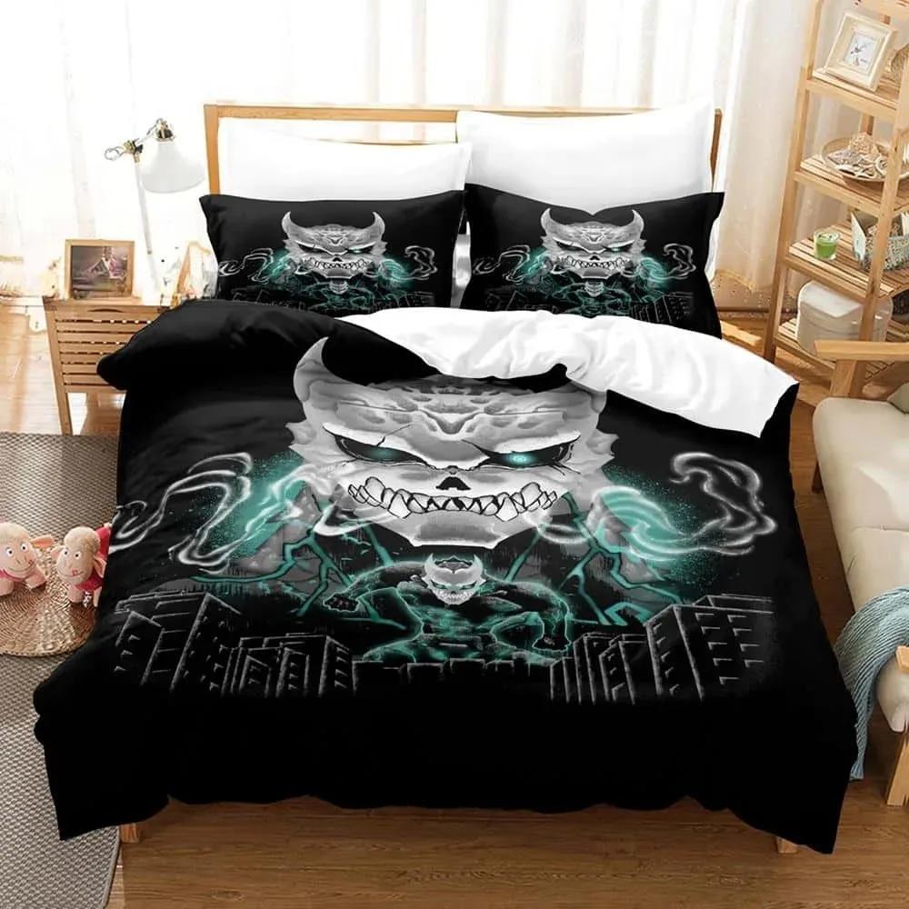 Kaiju No. 8 Beding Set Single Twin Ful Quen King-Sized Dimensionsd Dimensions Bed Linen Set Adult People Kid Bedrom Duvet cover Sets 3D Print Anime