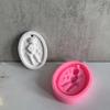 Car Pendant Molds Angel Listing Moulds Resin Craft Mold Clay Tablet Molds Angel Shape Silicone Material for DIY Making