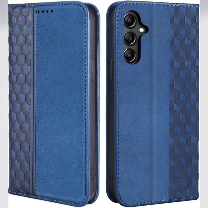 Coque - Samsung - Galaxy S24 - Cuir PU - Protection Anti-Rayures - Fermeture Magnétique