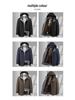 Men's Middle-Aged & Elderly Plus Velvet Warm Winter Down Jacket with Goose Down Liner