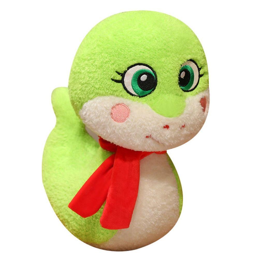 Fluffy Snake Year Plush Toy Zodiacs Snake Lucky Snake Plushies Doll  Car Decor