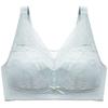 Big Breasts Show Small Underwear Women's Summer Thin Section Gathered Without Steel Ring Seamless Large Size Anti-glare and Anti-sagging Bra