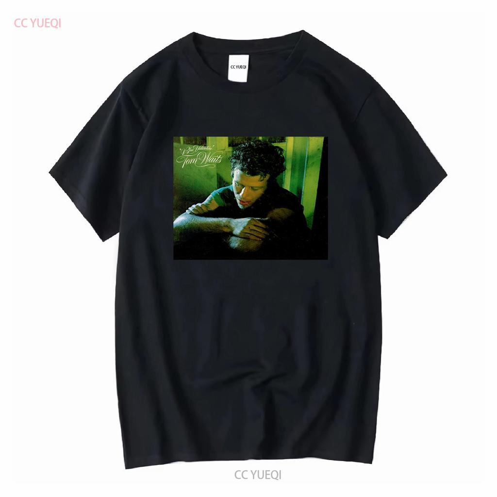 T-SHIRT TOM WAITS blu san valentino vinile copertina CD PICCOLO MEDIO GRANDE XL vintage Lavata abbigliamento firmato Leggermente Comoda