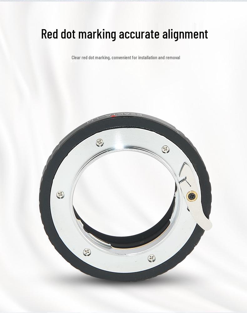 EXA-LM Lens Adapter for Converting Exakta EXA Lenses To Leica M-mount Cameras.