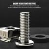 10Pcs M6 X 16Mm Rack Mount Cage Nuts, Screws And Washers For Rack Mount Server Cabinet, Rack Mount Server Shelves, Routers