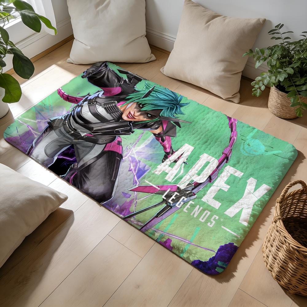 Anime Cool Hot AApex LLegend Floor Mat Soft Flannel Absorbent Mat Non-Slip Rug Home Bedroom Bathroom