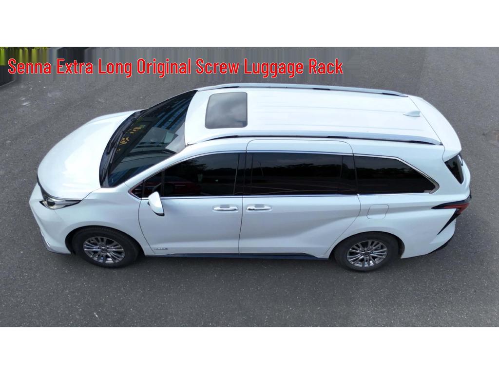 Parafusos para Rack de Teto para Toyota Sienna de Base Estendida Super Longa - Encaixe Dedicado, Disponíveis em Preto e Prata.