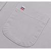 7XL Solid Color 100 Cotton Long Sleeve Shirt Men Business Casual White Shirt Black Blue Men Shirt Long Sleeve Slim Fit Pocket