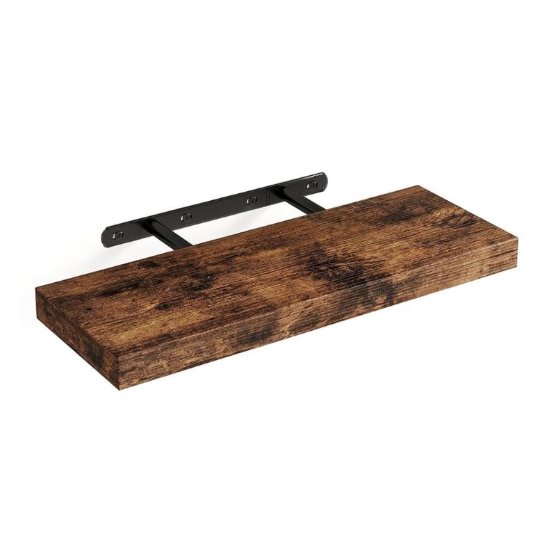 Stabile Holz-Ausstellungsregale Quadratische Wandregale Badezimmer Küche Wohnzimmer Aufbewahrungslösung für den Haushalt
