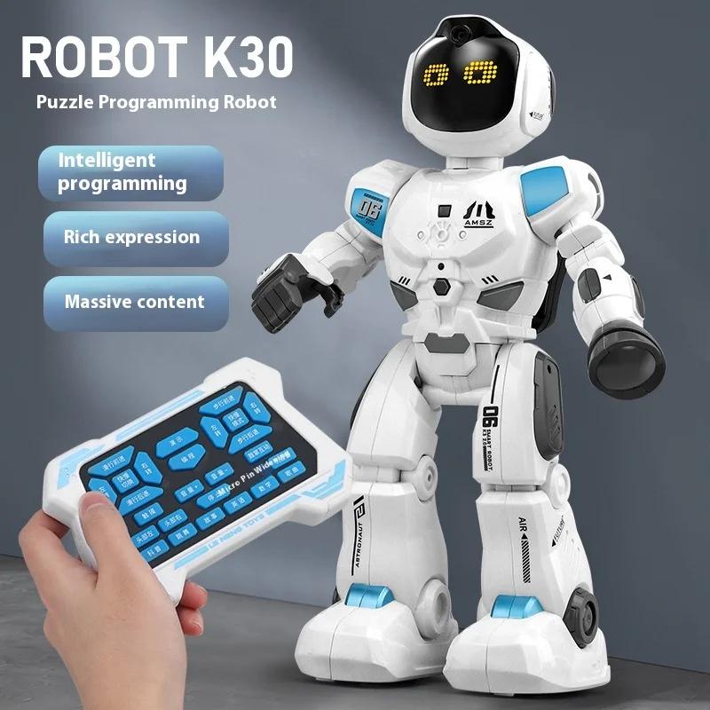 LeNeng K46 Programming Robot Early AI Interactive Companion Remote Control Toy Singing Dancing Robot