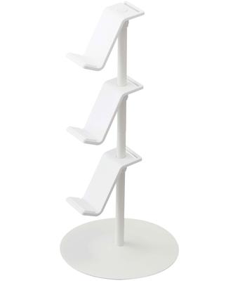 Yamazaki Jitsugyo (Yamazaki) Game Controller Storage Rack, White, Approx. W17XD17XH38.5cm, Smart, Can Be Charged While Left, Controller Case 5088