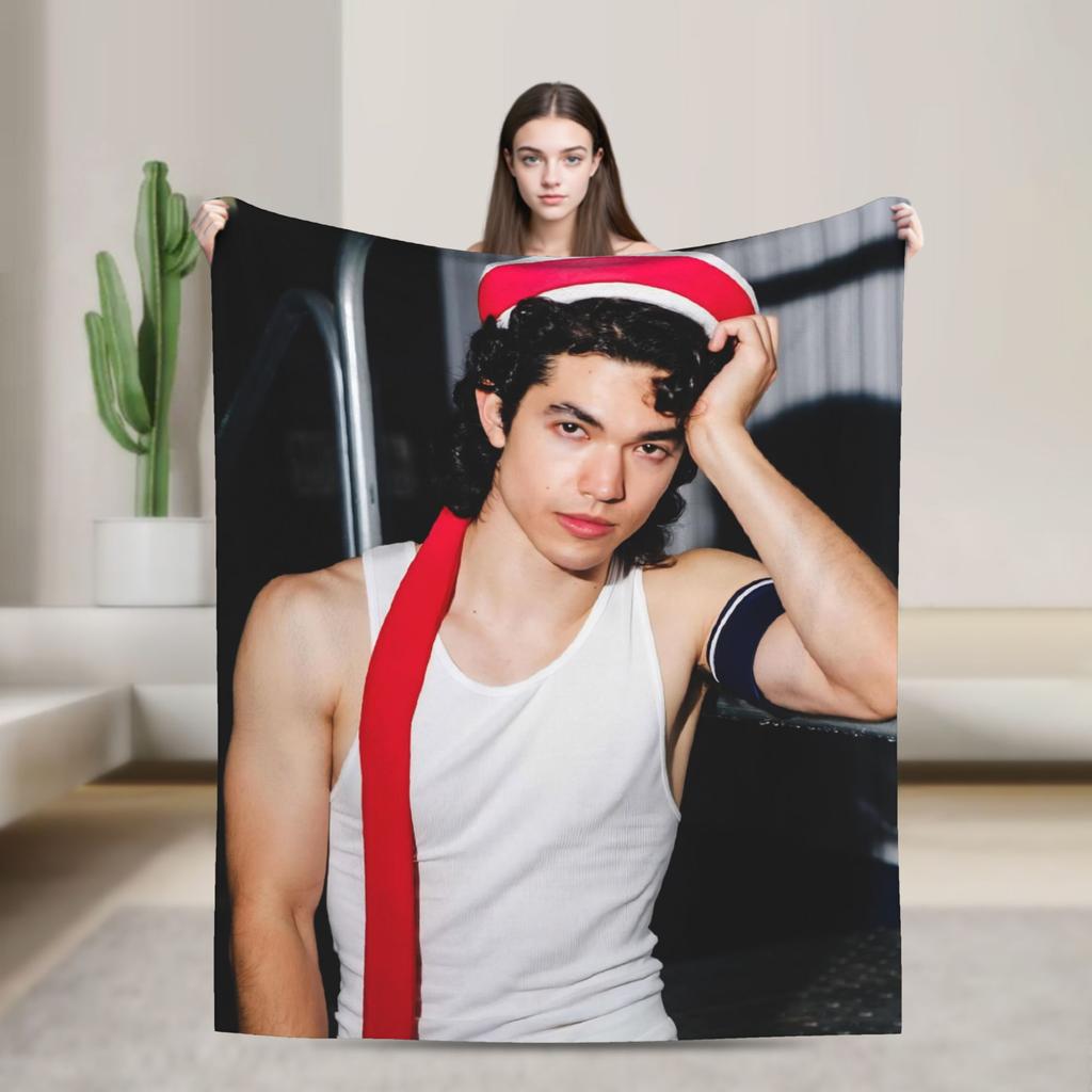 Super Soft Blanket Students Airplane Travel Conan Gray Printed Bedding Throws Flannel Bedspread For Bedroom Sofa Bed Cover