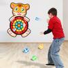 Cartoon Dart Board Games for Kids Board Games Kit with 3 Sticky Balls And Hook