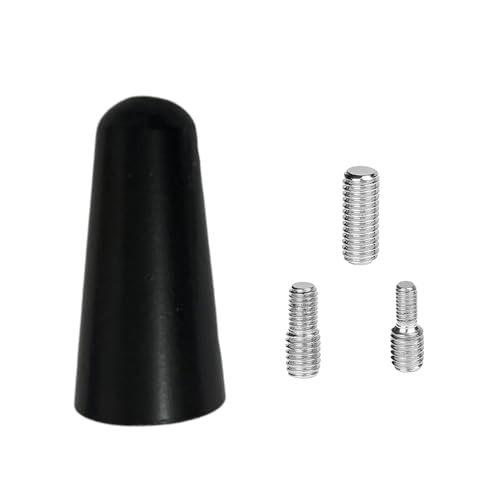 

LIKENNY Short Antenna, Car Antenna, Radio Antenna, Carbon Antenna, Car AM/FM Antenna, Universal, High Sensitivity, Black (3cm)