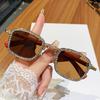 Geometric Square Sunglasses With Uv400 Protection For Summer Fashion And Outdoor Activities