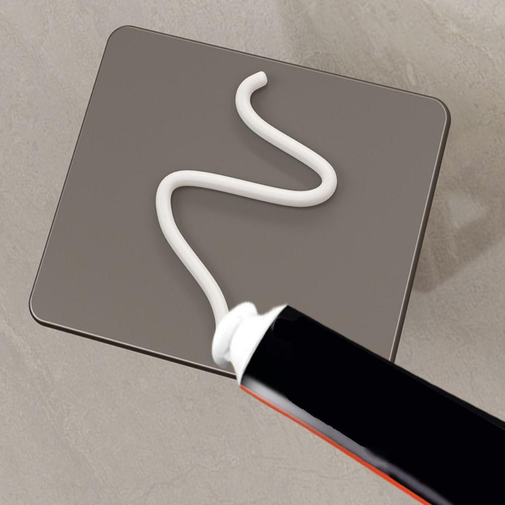 2Pcs Space Saving Wall Mounted Broom Stand Waterproof Mop Clip Rack Mop Storage Clamp  Kitchen