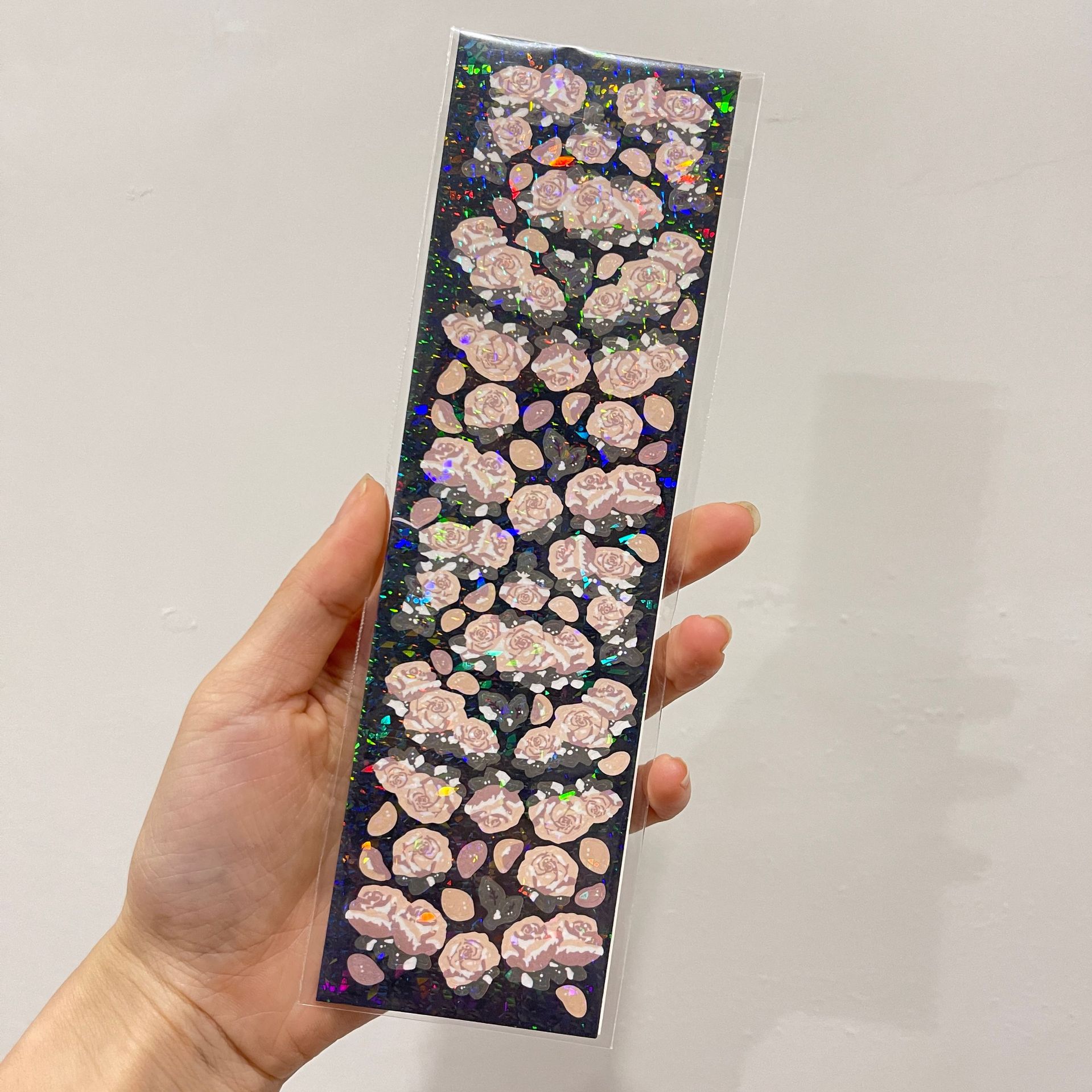 Корейская популярная наклейка с розой — фото 13