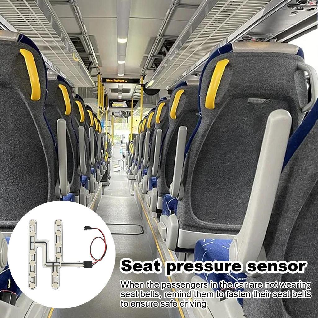 Car Seating Pressure Sensor Automobile Car Safety Belt Pressure Sensor Reminder Light and Sound Warning Driving Accessories