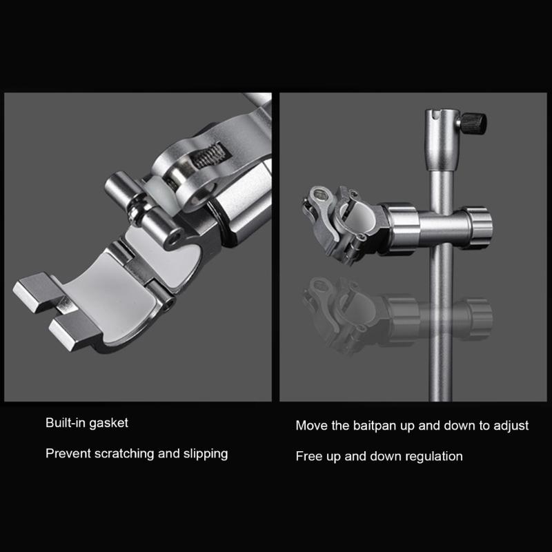 Adjustment Turret Baits Tray Holder Adjustable Fishing Rod Holder Umbrella Stand Rack for Fishing Chair Accessories