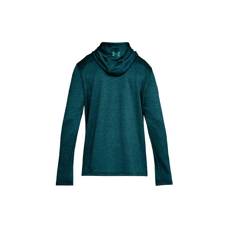 Under Armour Mk-1 Tech Terry Graphic Logo Hoodie Men Hoodies Blue 1306445-716