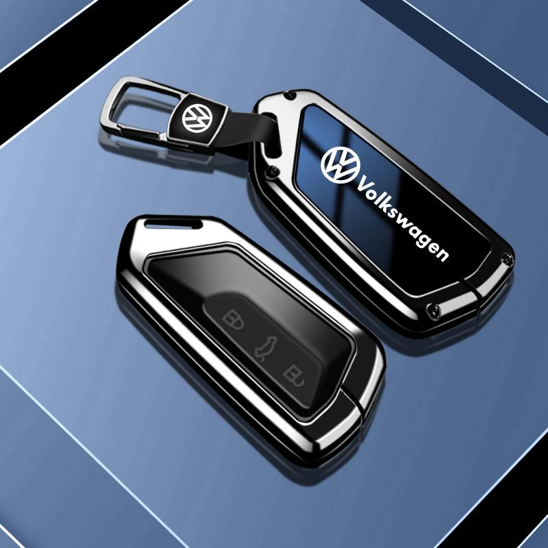 Fashion Zinc Alloy Car Remote Key Case Cover For VW Volkswagen Golf 8 2020 Skoda Octavia A8 2021 SEAT Leon MK4 Key AccessoriesNB7