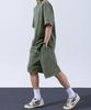 TOPBOY Heavy Duty Pigment Oversized Short Sleeve T-Shirt Light Khaki